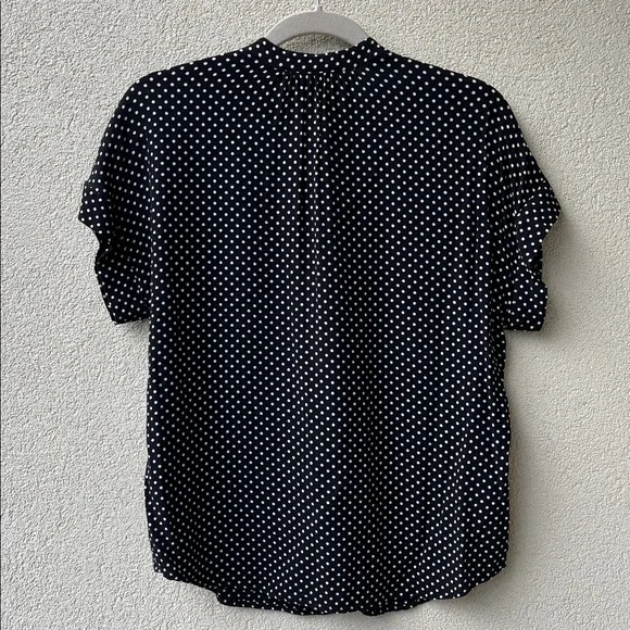 J.Crew Drapey Popover Shirt in Dots - Picture 8 of 9